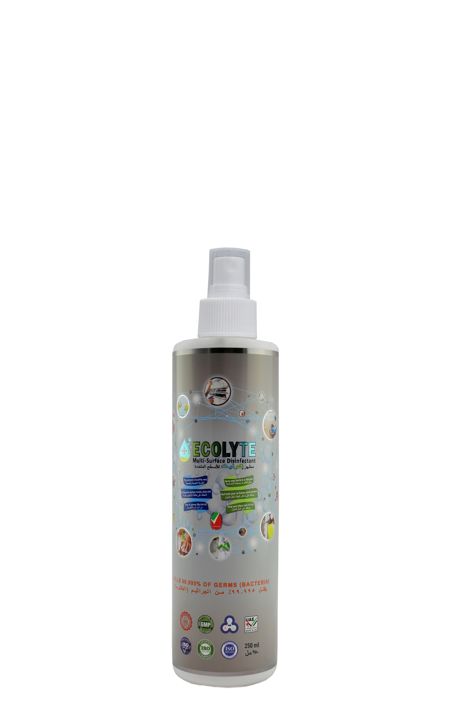 Ecolyte Multi-Surface Disinfectant 100% Natural - 250 ml