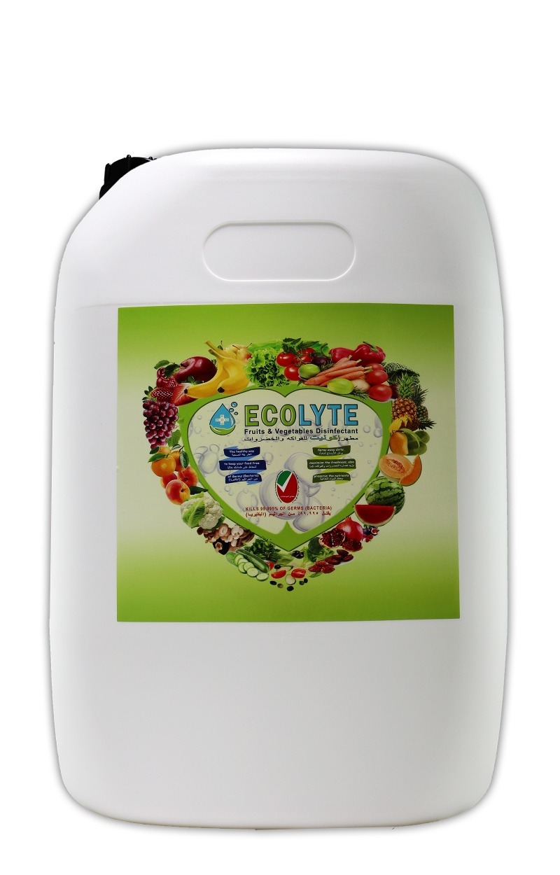 Ecolyte Fruits & Vegetables Disinfectant 100% Natural - 20 Litre