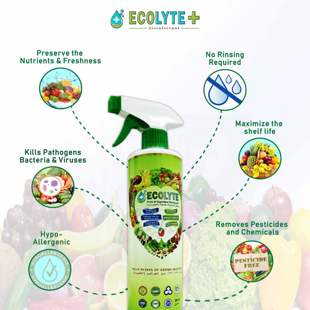Ecolyte Fruits Vegetable Disinfectant 5 2 1