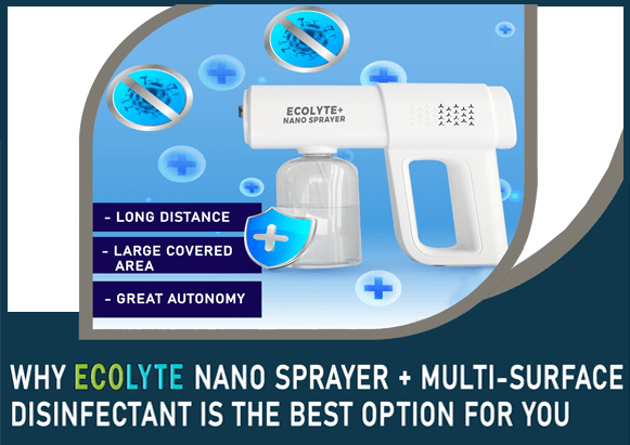 Why We Recommend ECOLYTE NANO SPRAYER + MULTI SURFACE DISINFECTANT?